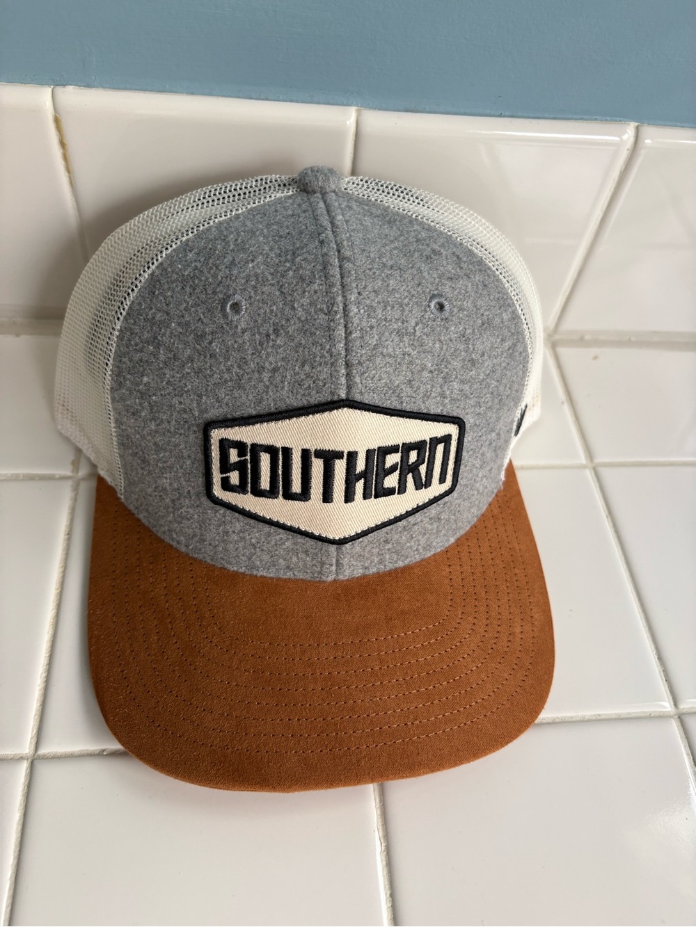 NWOT 47 Brand Southern University Drover Trucker Adjustable Hat - Heather Gray